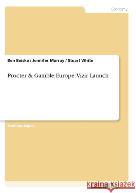 Procter & Gamble Europe: Vizir Launch Beiske, Ben 9783638643962 Grin Verlag