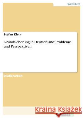 Grundsicherung in Deutschland: Probleme und Perspektiven Stefan Klein 9783638712033