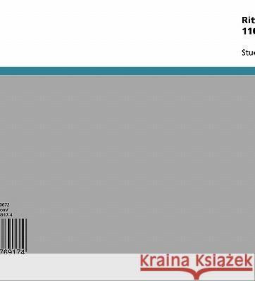 Rittersprache und Volkssprache, ca. 1100-1400 Friederike Kleinknecht 9783638769174 Grin Verlag