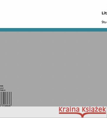 Literatur im Fremdsprachenunterricht Natalia Schlichter 9783638770866 Grin Verlag