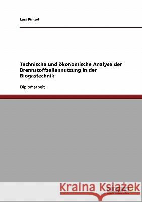Technische und ökonomische Analyse der Brennstoffzellennutzung in der Biogastechnik Pingel, Lars 9783638816762 Grin Verlag