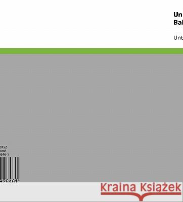 Unterrichtseinheit: Wir werden Balancierkünstler (1. Klasse) Yvonne Buchenau 9783638926461