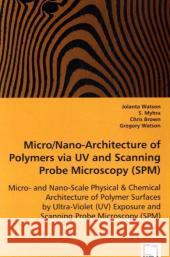 Micro/Nano-Architecture of Polymers Jolanta Watson S. Myhra Chris Brown 9783639016802 VDM Verlag