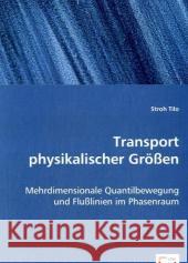 Transport physikalischer Größen : Mehrdimensionale Quantilbewegung und Flußlinien im Phasenraum Stroh, Tilo 9783639026733 VDM Verlag Dr. Müller