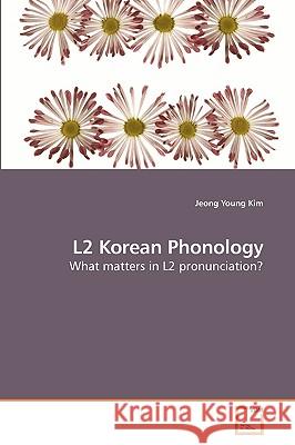 L2 Korean Phonology Jeong Young Kim 9783639053081