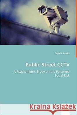 Public Street CCTV - A Psychometric Study on the Perceived Social Risk Brooks, David J. 9783639058635 