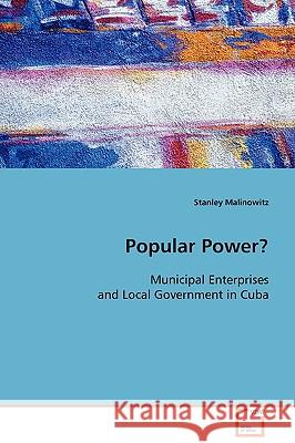 Popular Power? Stanley Malinowitz 9783639084320