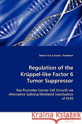 Regulation of the Krüppel-like Factor 6 Tumor Suppressor Yea, Steven 9783639103359 VDM Verlag