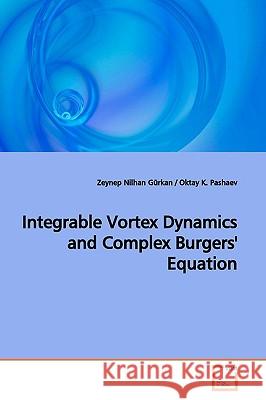 Integrable Vortex Dynamics and Complex Burgers' Equation Zeynep Nilhan Grkan 9783639153200 VDM Verlag