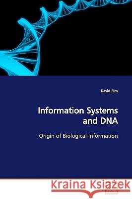 Information Systems and DNA David Rim 9783639166569 VDM Verlag