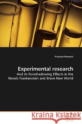 Experimental research Ferenczi, Fruzsina 9783639183337