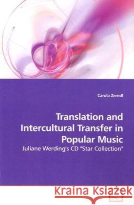 Translation and Intercultural Transfer in Popular Music : Juliane Werding's CD 
