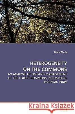 Heterogeneity on the Commons Sirisha Naidu 9783639212389