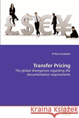 Transfer Pricing Pi Petra Sandslätt 9783639215373 VDM Verlag