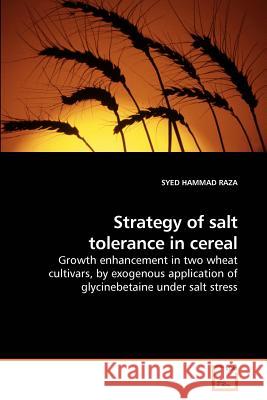 Strategy of salt tolerance in cereal Raza, Syed Hammad 9783639216882 VDM Verlag