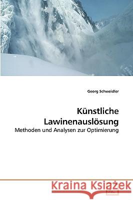 Künstliche Lawinenauslösung Schweidler, Georg 9783639230895 VDM Verlag