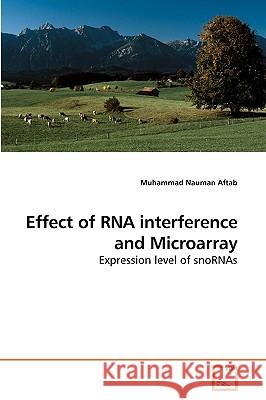 Effect of RNA interference and Microarray Aftab, Muhammad Nauman 9783639242188