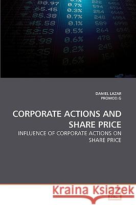 Corporate Actions and Share Price Daniel Lazar 9783639247558 VDM Verlag