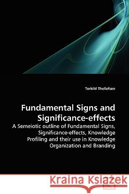 Fundamental Signs and Significance-effects Torkild Thellefsen 9783639262308 VDM Verlag