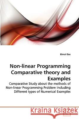 Non-linear Programming Comparative theory and Examples Bimal Das 9783639263985 VDM Verlag