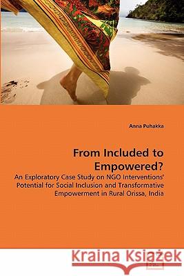 From Included to Empowered? Anna Puhakka 9783639284041 VDM Verlag