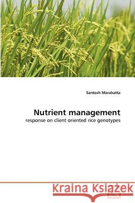 Nutrient management Marahatta, Santosh 9783639299557