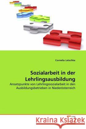 Sozialarbeit in der Lehrlingsausbildung : Ansatzpunkte von Lehrlingssozialarbeit in den Ausbildungsbetrieben in Niederösterreich Letschka, Cornelia 9783639302462