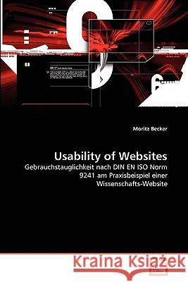 Usability of Websites Moritz Becker 9783639334869 VDM Verlag