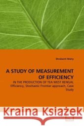 A Study of Measurement of Efficiency Shrabanti Maity 9783639337419