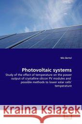 Photovoltaic systems Bertol, Nils 9783639337983 VDM Verlag