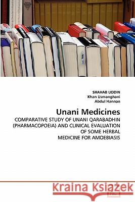 Unani Medicines Shahab Uddin Khan Usmanghani Abdul Hannan 9783639344400 VDM Verlag