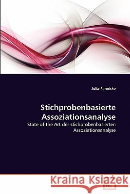 Stichprobenbasierte Assoziationsanalyse Julia Pannicke 9783639345049 VDM Verlag