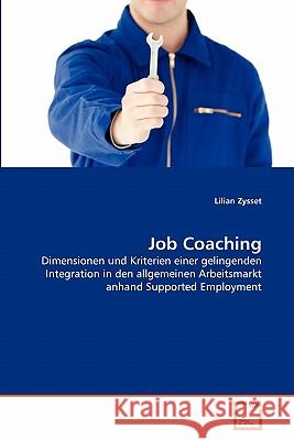 Job Coaching Lilian Zysset 9783639347081