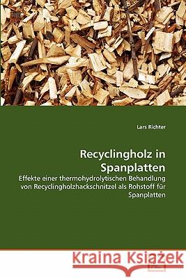 Recyclingholz in Spanplatten Lars Richter 9783639352467