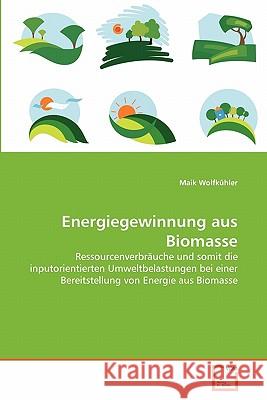 Energiegewinnung aus Biomasse Wolfkühler, Maik 9783639360394 VDM Verlag