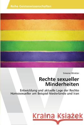 Rechte sexueller Minderheiten Winkler, Simone 9783639459326