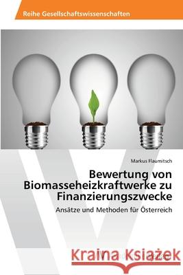 Bewertung von Biomasseheizkraftwerke zu Finanzierungszwecke Flaumitsch, Markus 9783639470598 AV Akademikerverlag