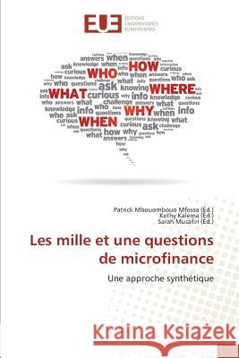 Les Mille Et Une Questions de Microfinance Mbouombouo Mfossa-P 9783639480368 Editions Universitaires Europeennes