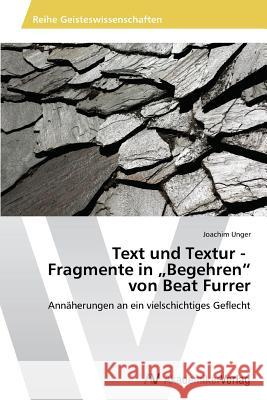 Text und Textur - Fragmente in 
