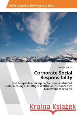 Corporate Social Responsibility Macho Daniela 9783639494662 AV Akademikerverlag