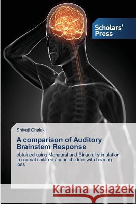 A comparison of Auditory Brainstem Response Shivaji Chalak 9783639517156 Scholars' Press