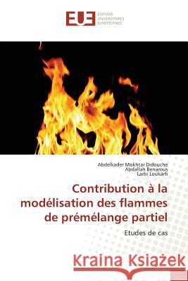 Contribution à la modélisation des flammes de prémélange partiel : Etudes de cas Mokhtar Didouche, Abdelkader; Benarous, Abdallah; Loukarfi, Larbi 9783639526301