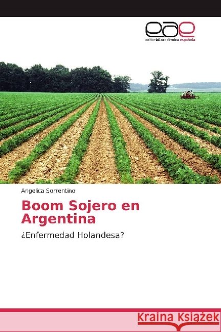 Boom Sojero en Argentina : ¿Enfermedad Holandesa? Sorrentino, Angelica 9783639532883