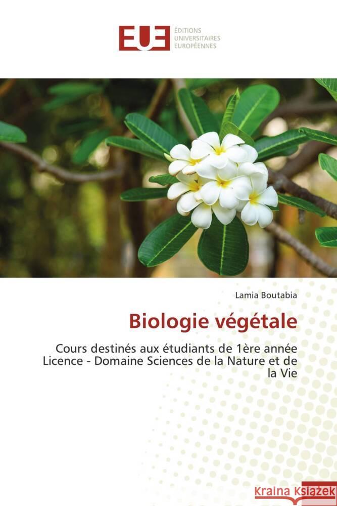 Biologie végétale Boutabia, Lamia 9783639622690