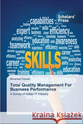 Total Quality Management For Business Performance Dewan Bhushan 9783639718348