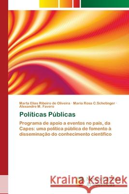 Políticas Públicas Elias Ribeiro de Oliveira, Marta 9783639744675
