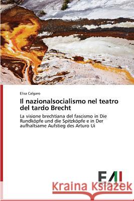 Il nazionalsocialismo nel teatro del tardo Brecht Elisa Calgaro 9783639774948 Edizioni Accademiche Italiane