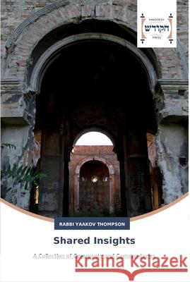 Shared Insights Thompson, Rabbi Yaakov 9783639794045 Hadassa Word Press