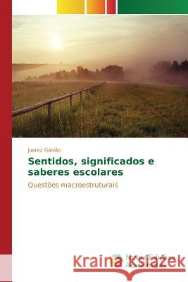 Sentidos, significados e saberes escolares Galvão Juarez 9783639850673 Novas Edicoes Academicas