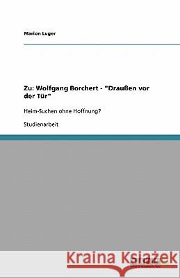 Zu : Wolfgang Borchert - 